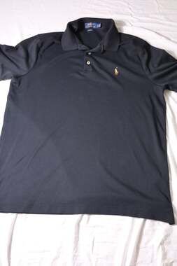 Polo Ralph Lauren Men's Classic Fit Soft Cotton Polo Shirt in Black